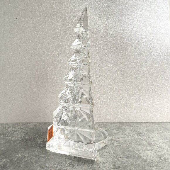 Nachtmann Riedel Glassworks Crystal 6.25” Christmas Tree Candle Holder Germany - Picture 3 of 8